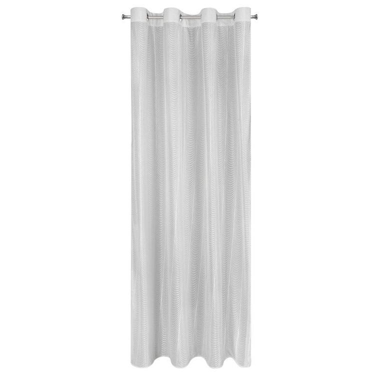Eurofirany, zasłona gotowa, Kamila, 140-250 cm, biały