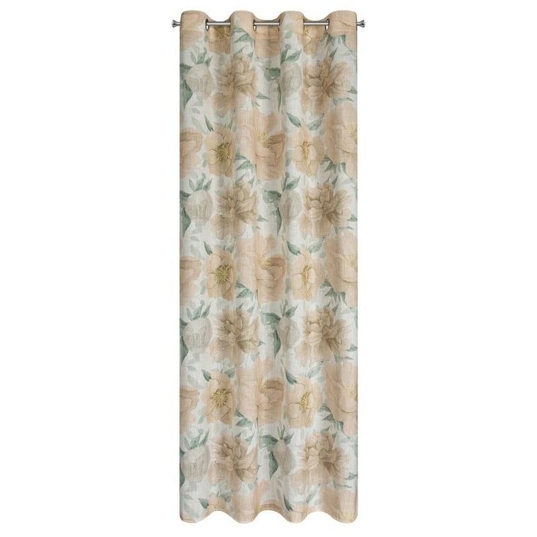 Eurofirany, zasłona gotowa, Karla, naturalny, 140-250 cm