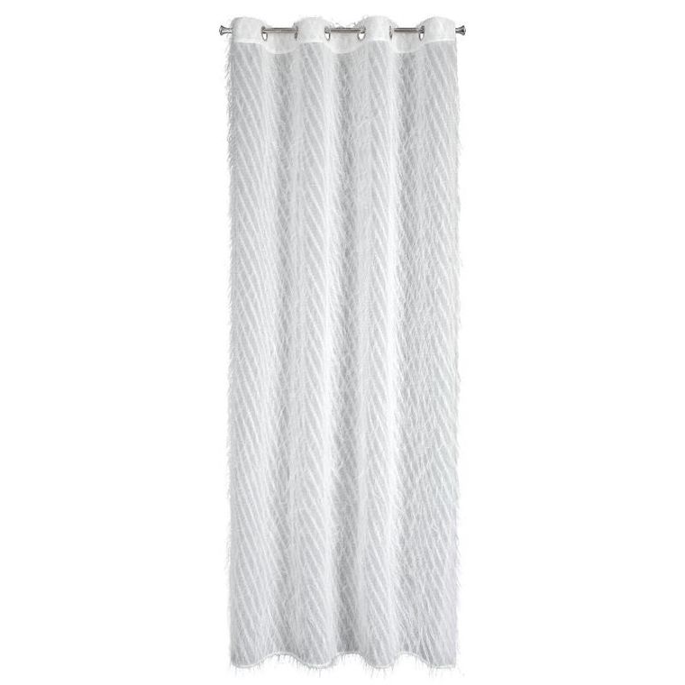 Eurofirany, zasłona gotowa, Laurel, 140-250 cm, biały