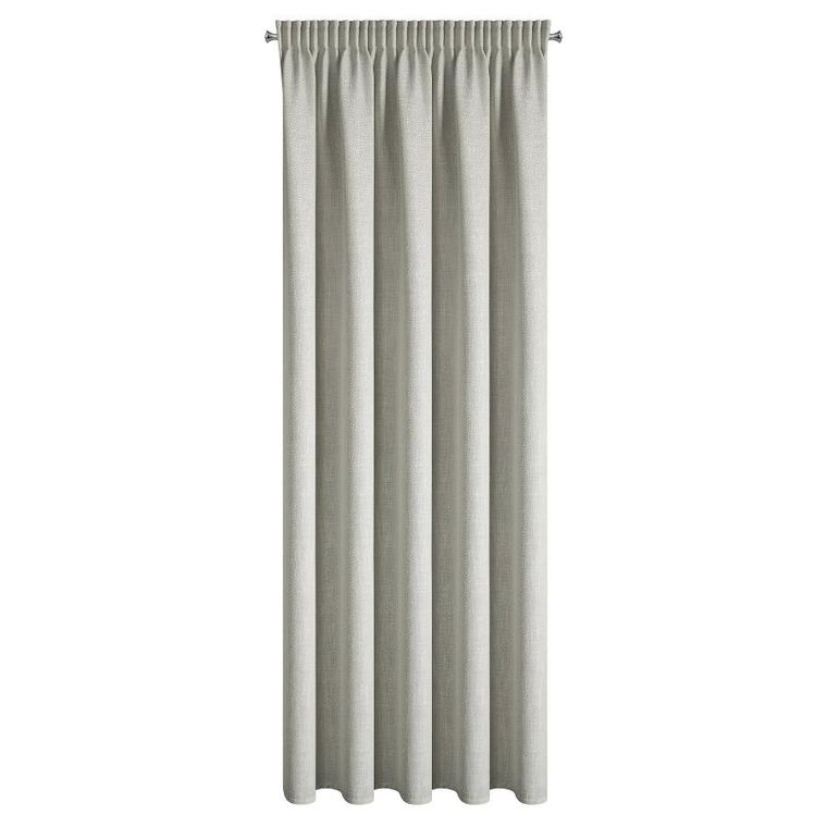 Eurofirany, zasłona gotowa, Leya, na taśmie, 140-270 cm, srebrny