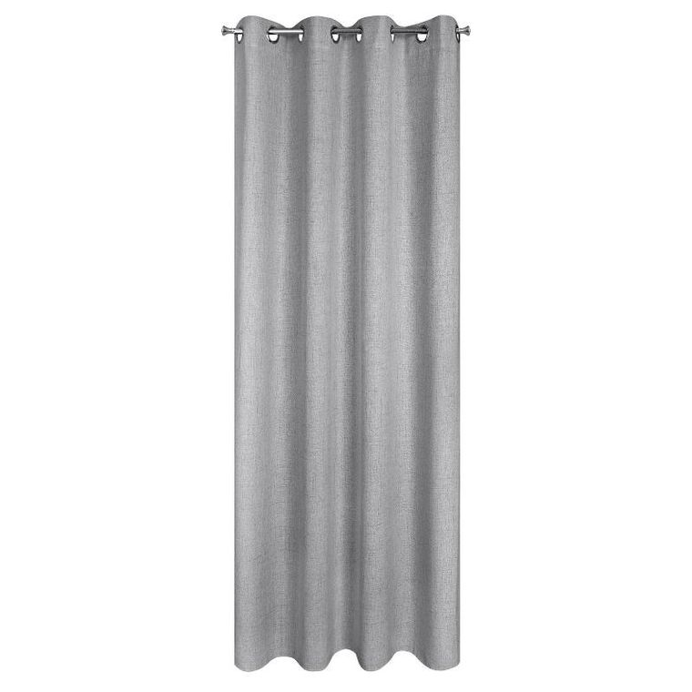 Eurofirany, zasłona gotowa, Linda, 140-250 cm, stalowy