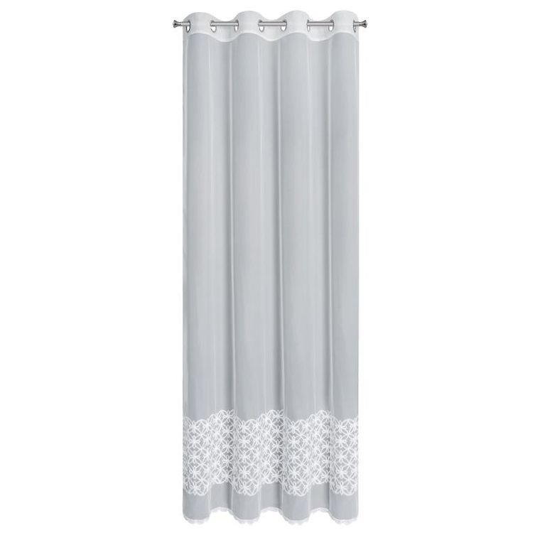 Eurofirany, zasłona gotowa liwia, 140-250 cm, biały