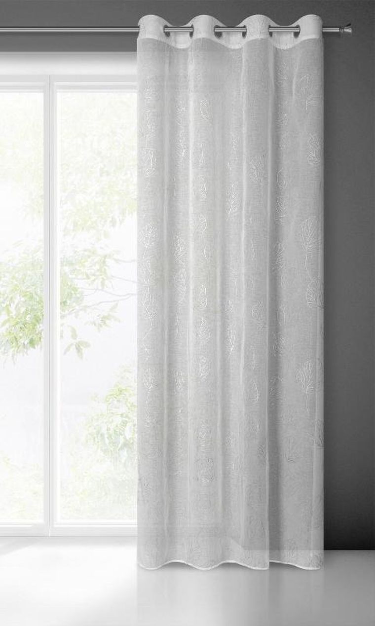 Eurofirany, zasłona gotowa Lori, 140-250 cm, biały