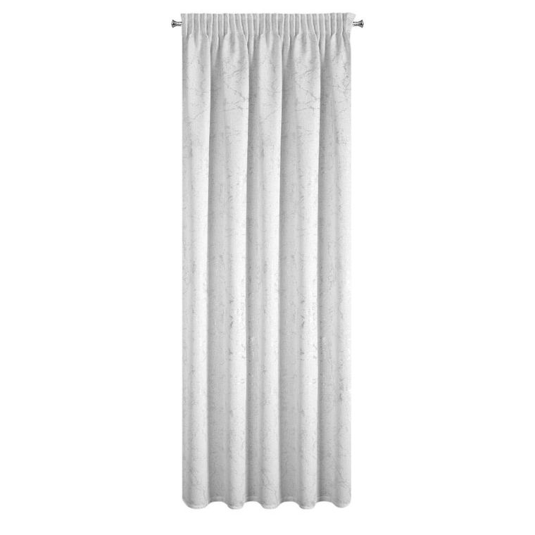 Eurofirany, zasłona gotowa, Marlene, na taśmie, 140-270 cm, biały