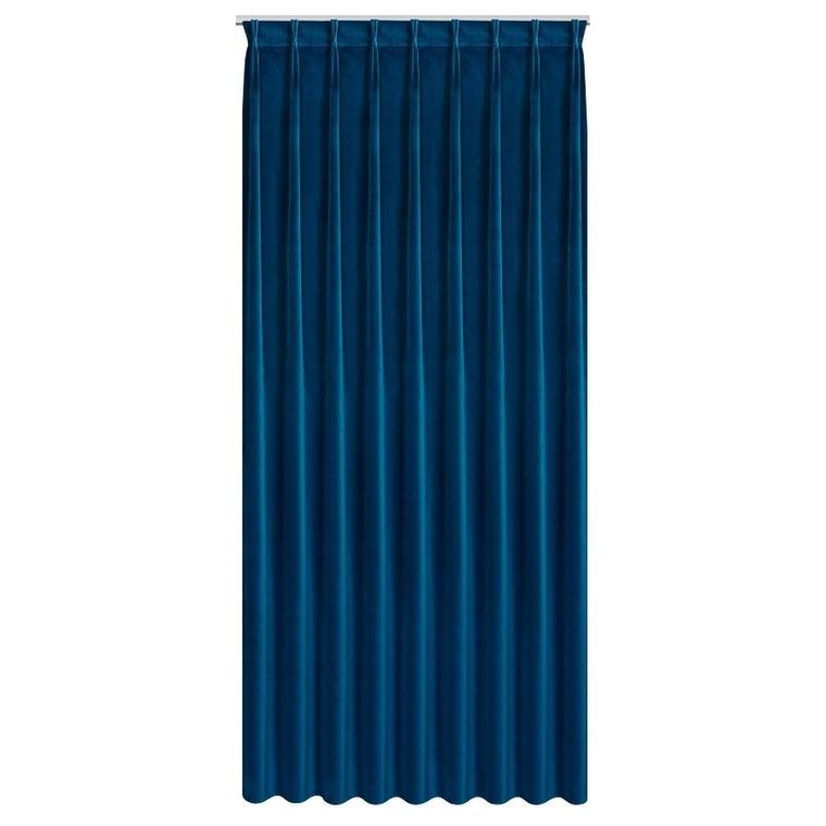 Eurofirany, zasłona gotowa, Melanie, 125-270 cm, granatowy