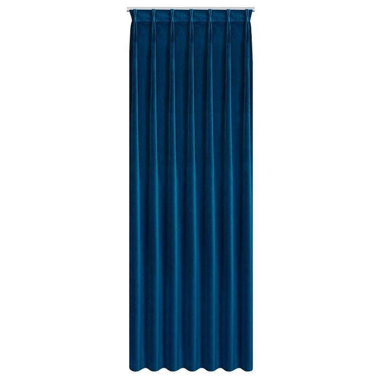 Eurofirany, zasłona gotowa, Melanie, 80-270 cm, granatowy