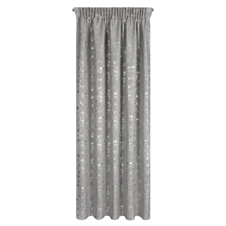 Eurofirany, zasłona gotowa na taśmie, Ines, 140-270 cm, srebrny