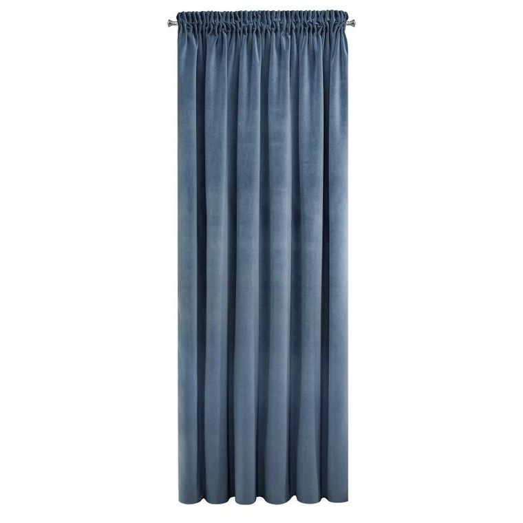 Eurofirany, zasłona gotowa na taśmie, Kristi, 140-270 cm, niebieski