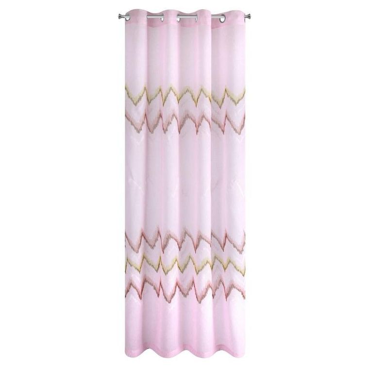 Eurofirany, zasłona gotowa, Nathalie, 140-250 cm, różowy