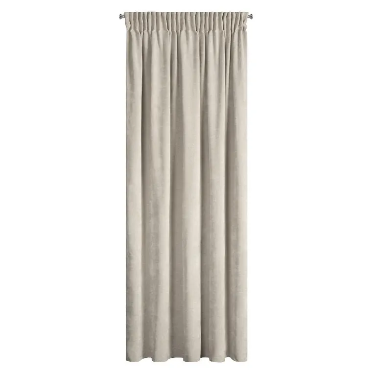 Eurofirany, zasłona gotowa, Nilo, na taśmie, 140-270 cm, beżowy