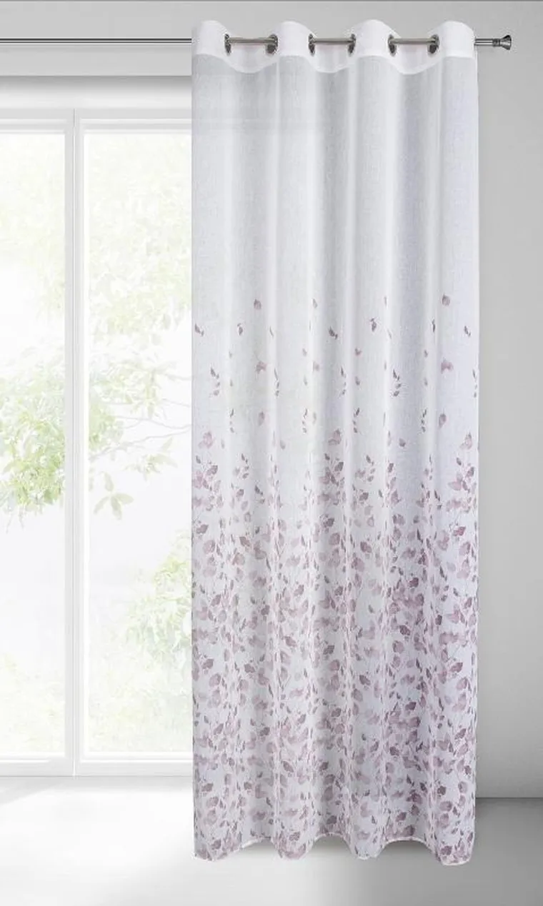 Eurofirany, zasłona gotowa Noemi, 140-250 cm, biały