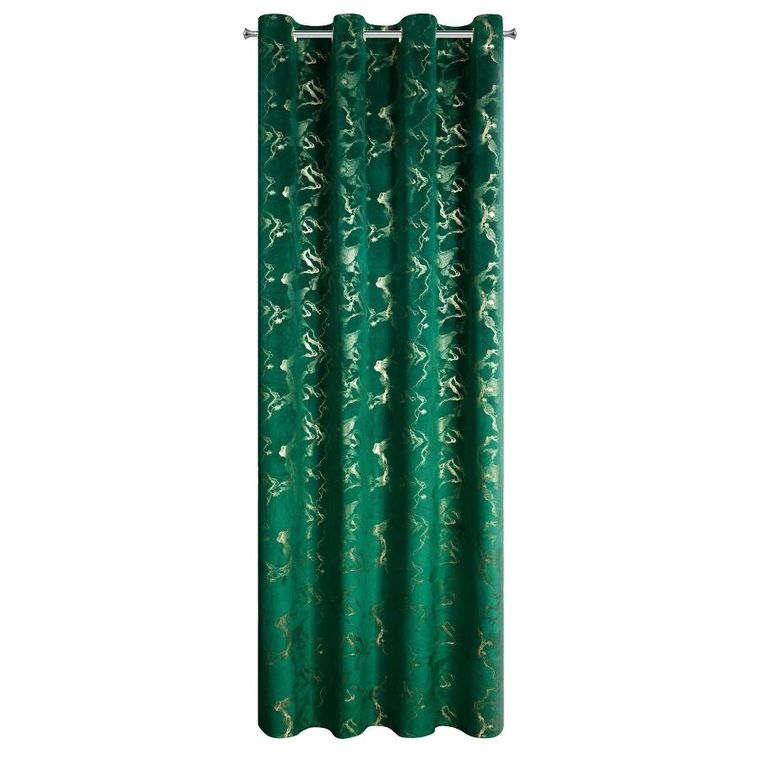 Eurofirany, zasłona gotowa, Raja, 140-250 cm, ciemnozielony