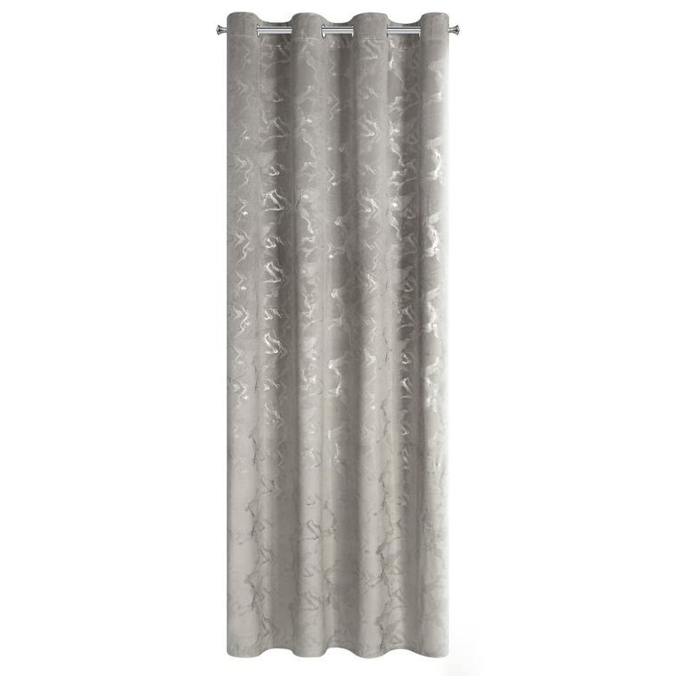 Eurofirany, zasłona gotowa, Raja, 140-250 cm, stalowy