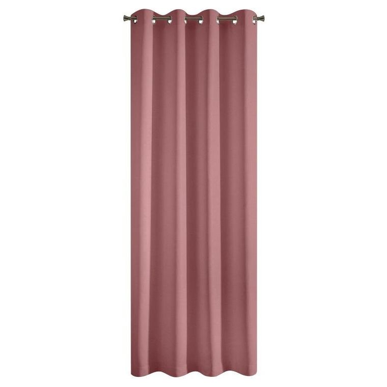 Eurofirany, zasłona gotowa Rita, 140-250 cm, ciemnoróżowy