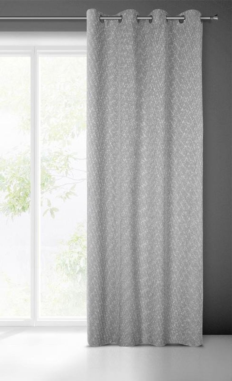 Eurofirany, zasłona gotowa Sandi, 140-260 cm, stalowy