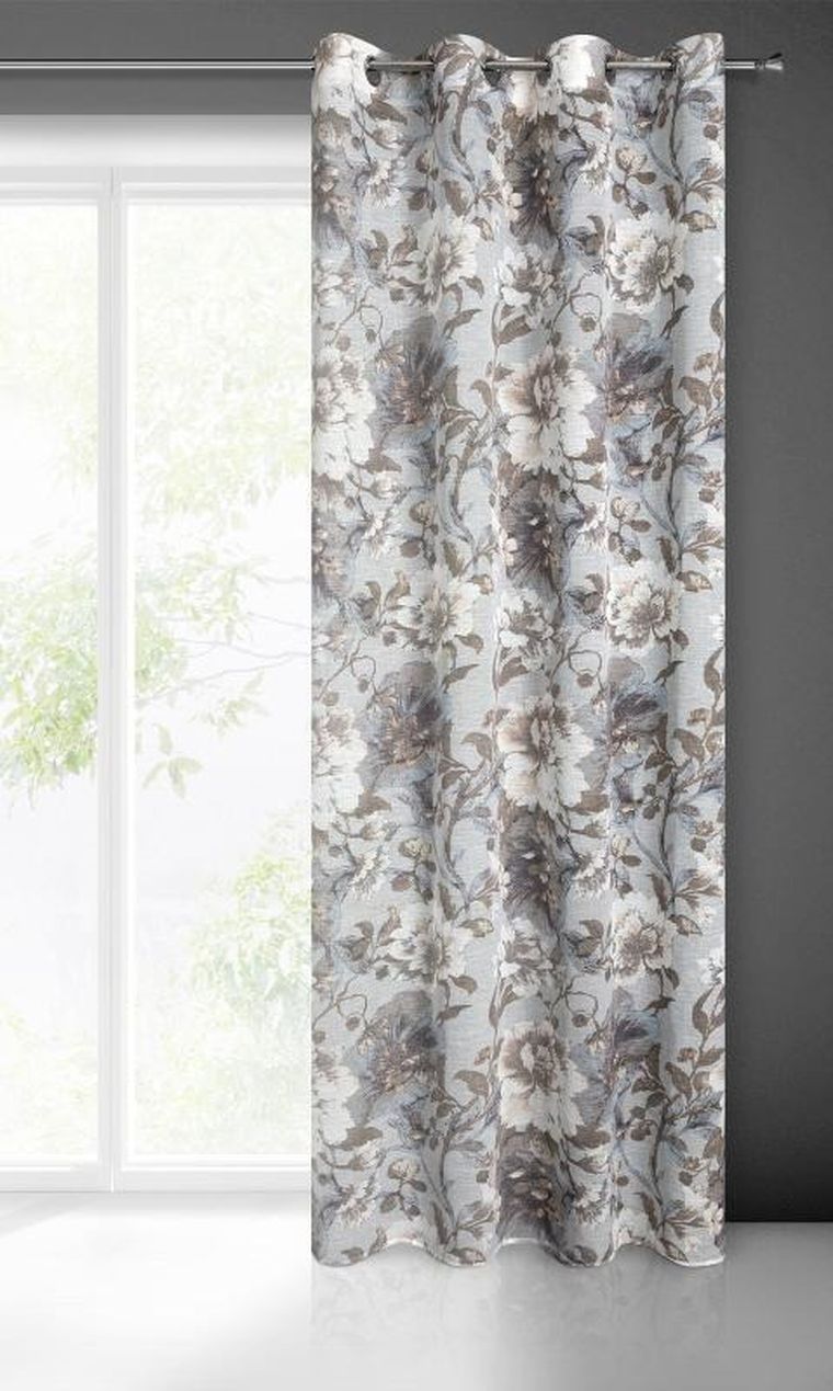 Eurofirany, zasłona gotowa, Sandra, 140-250 cm, biały