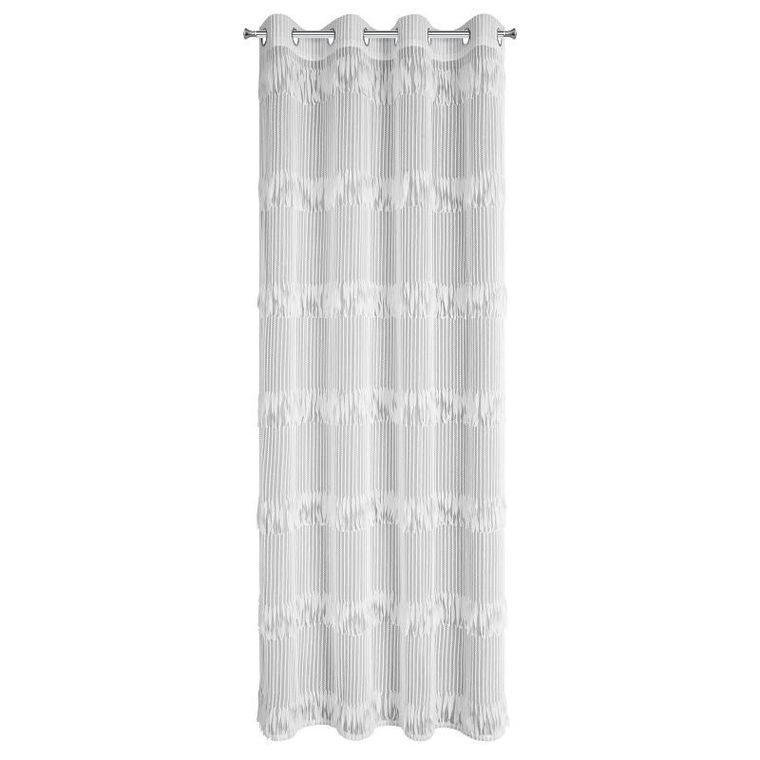 Eurofirany, zasłona gotowa, Sotera, 140-250 cm, biały