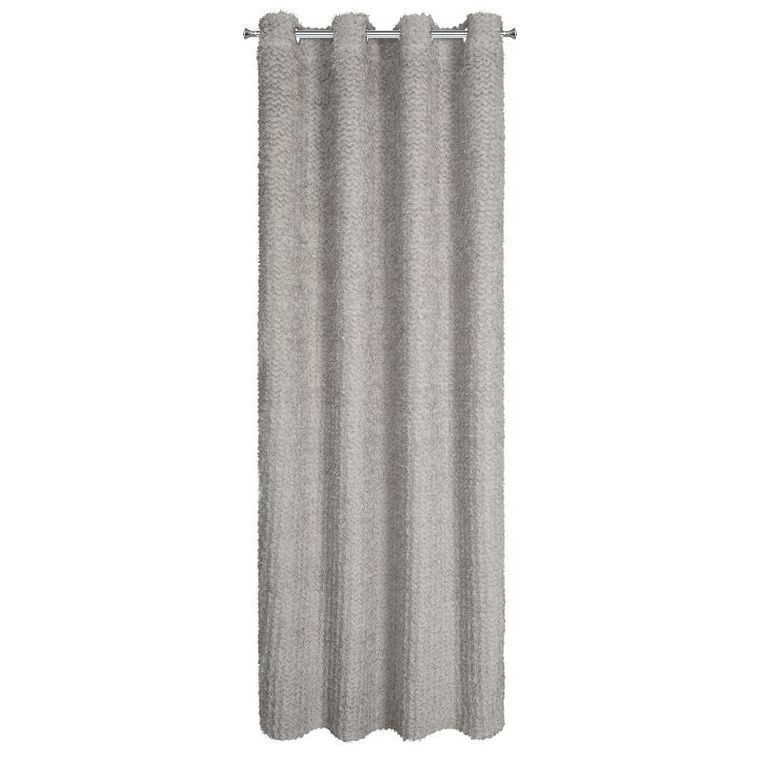 Eurofirany, zasłona gotowa, Tiffany, 135-250 cm, srebrny