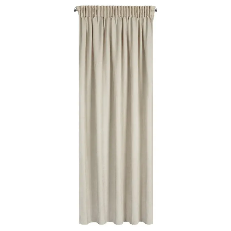 Eurofirany, zasłona gotowa, Vani, na taśmie, 140-270 cm, beżowy