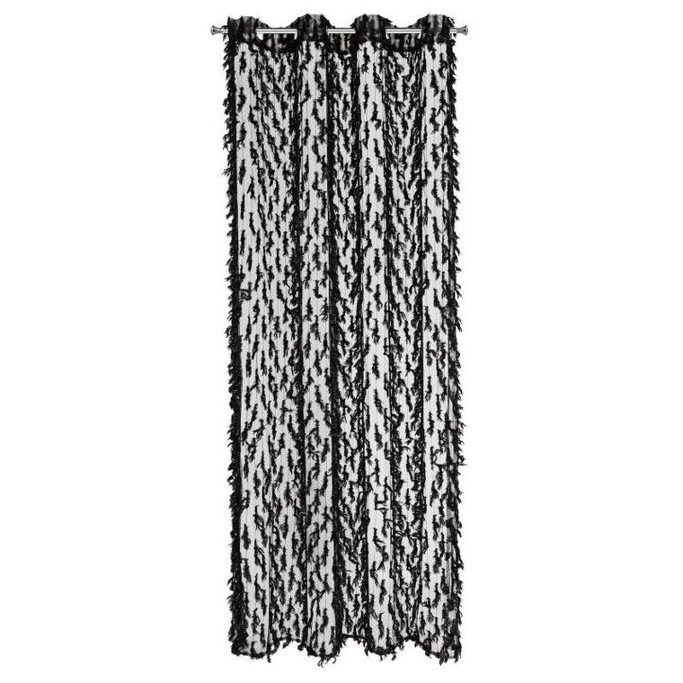 Eurofirany, zasłona gotowa, Victoria, 140-250 cm, czarny