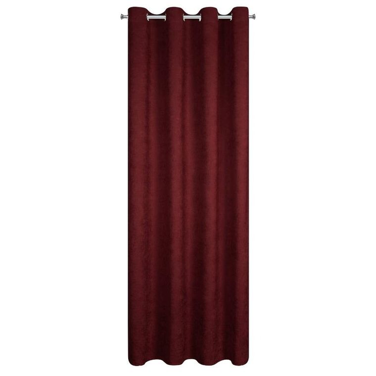 Eurofirany, zasłona zaciemniająca gotowa, Ada, 140-250 cm, bordowy