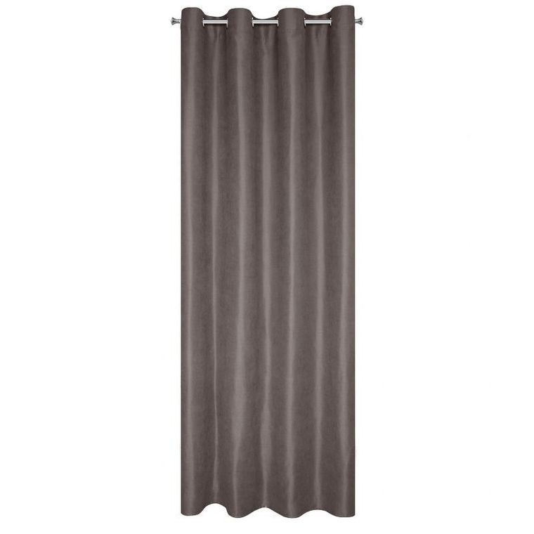 Eurofirany, zasłona zaciemniająca gotowa, Ada, 140-250 cm, grafitowy