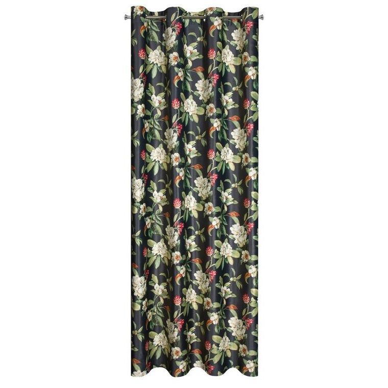 Eurofirany, zasłona zaciemniająca gotowa, Alea, 140-250 cm, czarny