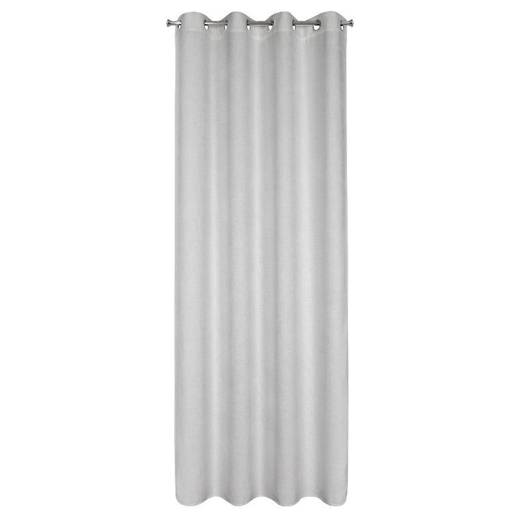 Eurofirany, zasłona zaciemniająca gotowa, Aleta, 135-250 cm, srebrny