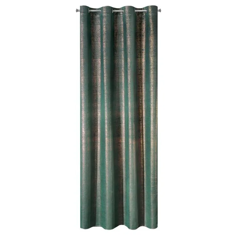 Eurofirany, zasłona zaciemniająca gotowa, Ambi, 140-250 cm, ciemnoturkusowy