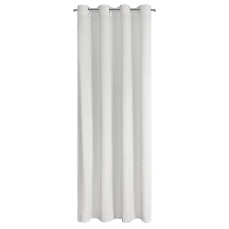 Eurofirany, zasłona zaciemniająca gotowa, Ariadna, 140-250 cm, biały