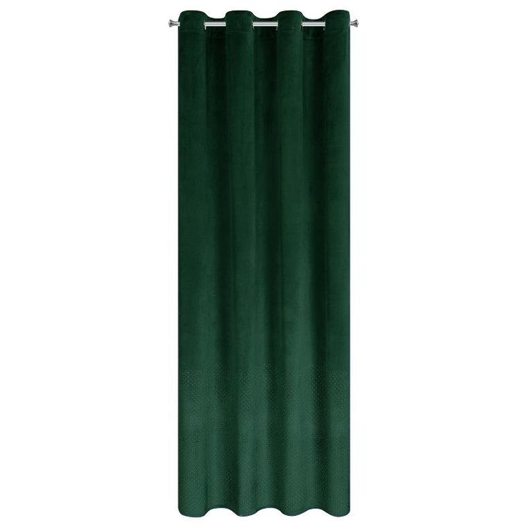 Eurofirany, zasłona zaciemniająca gotowa, Ariadna, 140-250 cm, ciemnozielony