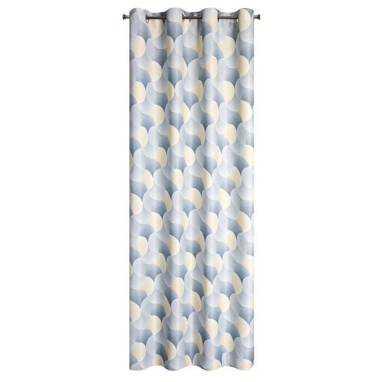 Eurofirany, zasłona zaciemniająca gotowa, Aseta, 140-250 cm, szary