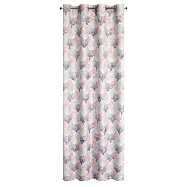 Eurofirany, zasłona zaciemniająca gotowa, Aseta, 140-250 cm, szary