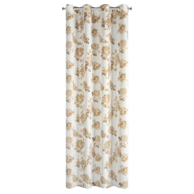 Eurofirany, zasłona zaciemniająca gotowa, Avani, 140-250 cm, biały