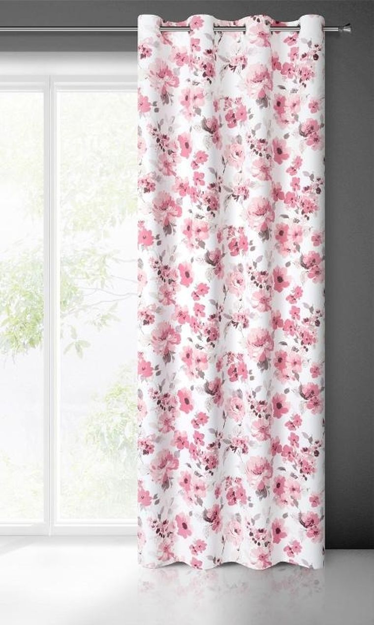 Eurofirany, zasłona zaciemniająca gotowa, Caren, 140-250 cm, pudrowy