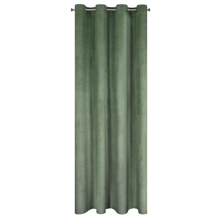 Eurofirany, zasłona zaciemniająca gotowa, d91 Rosa, 140-250 cm, ciemnomiętowy