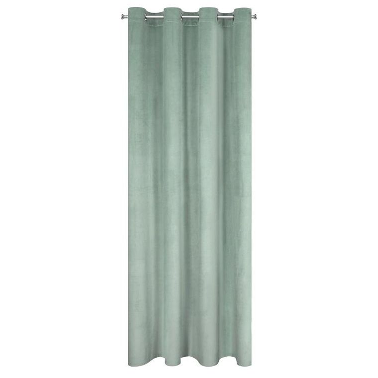 Eurofirany, zasłona zaciemniająca gotowa, d91 Rosa, 140-250 cm, jasnomiętowy