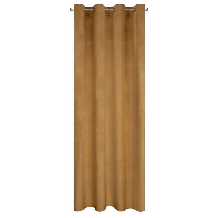 Eurofirany, zasłona zaciemniająca gotowa, d91 Rosa, 140-250 cm, miodowy