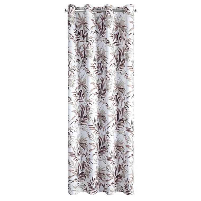 Eurofirany, zasłona zaciemniająca gotowa, Elia, 140-250 cm, brązowy