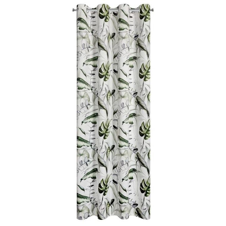 Eurofirany, zasłona zaciemniająca gotowa, Ellen, 140-250 cm, biały