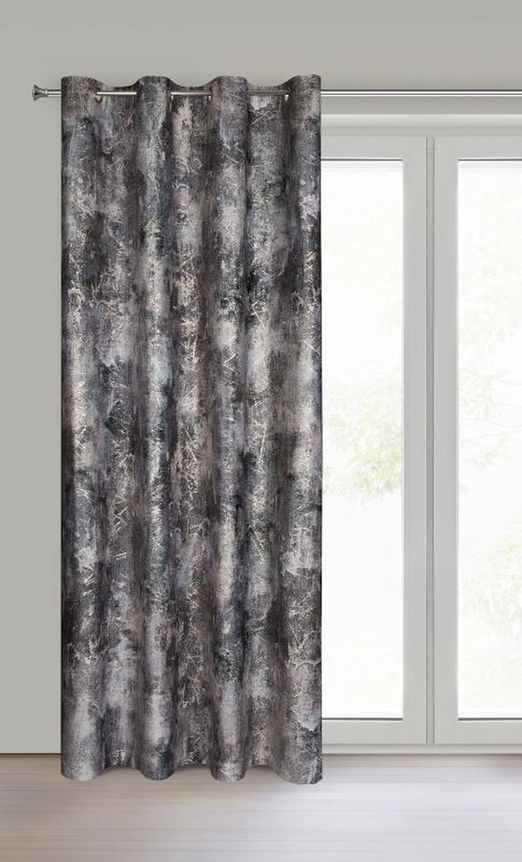 Eurofirany, zasłona zaciemniająca gotowa, Ester, 140-250 cm, brązowy