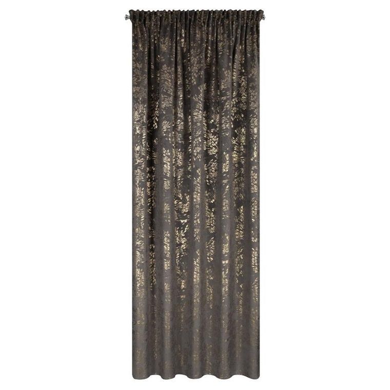 Eurofirany, zasłona zaciemniająca gotowa, Felis, na taśmie, 140-270 cm, grafitowy