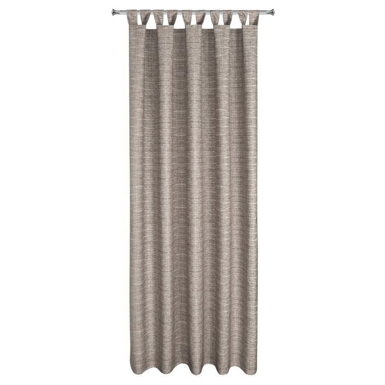 Eurofirany, zasłona zaciemniająca gotowa, Garden, na szelkach, 155-220 cm, brązowy