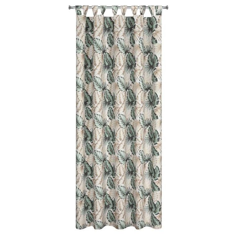 Eurofirany, zasłona zaciemniająca gotowa, Garden, na szelkach, 155-240 cm, beżowy