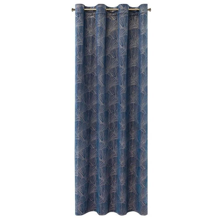 Eurofirany, zasłona zaciemniająca gotowa, Goja, 140-250 cm, granatowy