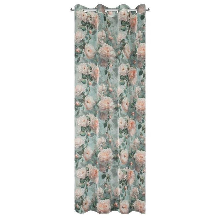 Eurofirany, zasłona zaciemniająca gotowa, Inka, 140-250 cm, miętowy