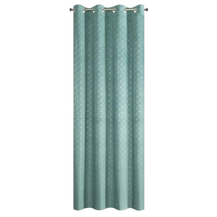 Eurofirany, zasłona zaciemniająca gotowa, Julia, 140-250 cm, morski