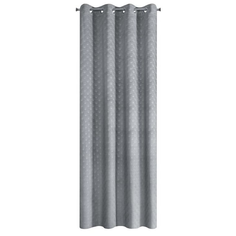 Eurofirany, zasłona zaciemniająca gotowa, Julia, 140-250 cm, szary