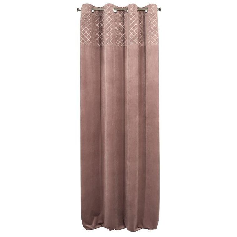 Eurofirany, zasłona zaciemniająca gotowa, Karina, 140-250 cm, różowy