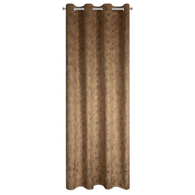 Eurofirany, zasłona zaciemniająca gotowa, Kornelia, 140-250 cm, miodowy